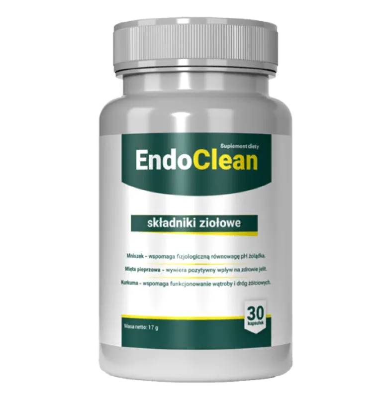 EndoClean kapsułki ziołowe na detoksykację - opakowanie Stenka Clinic