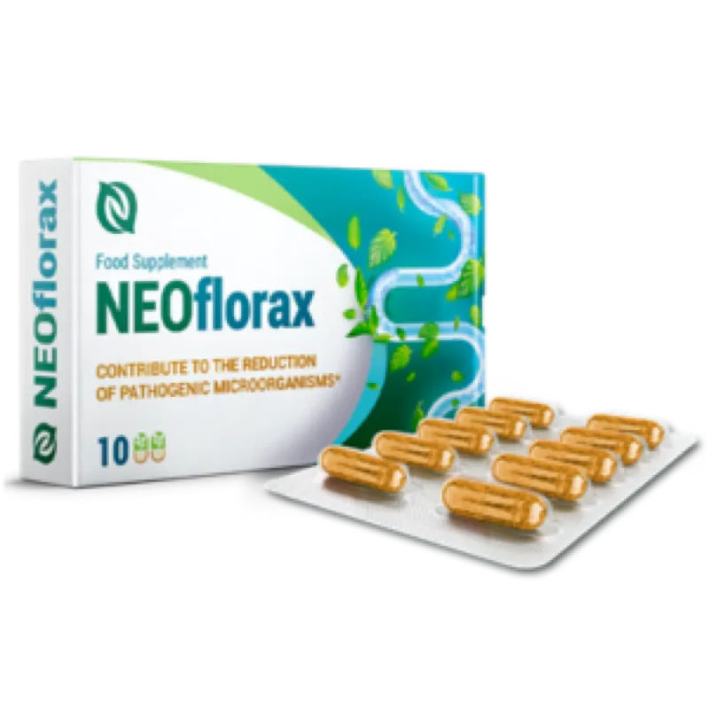 NEOflorax suplement diety kapsułki na pasożyty i detoks - opakowanie Stenka Clinic