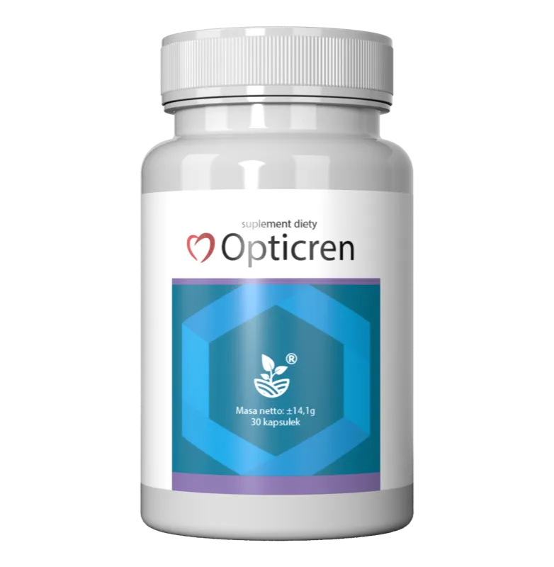 Opticren suplement diety na wzrok - opakowanie kapsułek Goods Forte Stenka Clinic